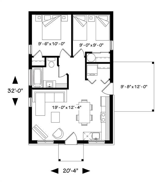 1st Floor Plan image of Maxence 2 House Plan