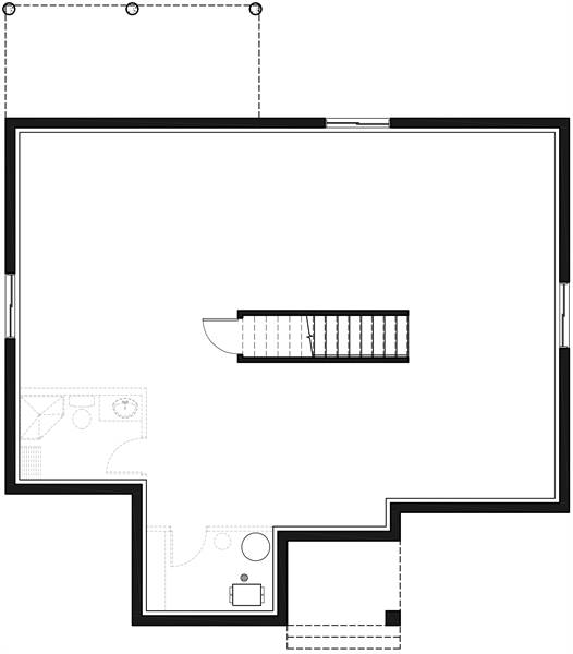 Basement image of Oxford House Plan