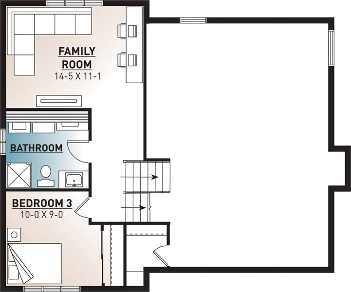 Basement image of Ramsay House Plan
