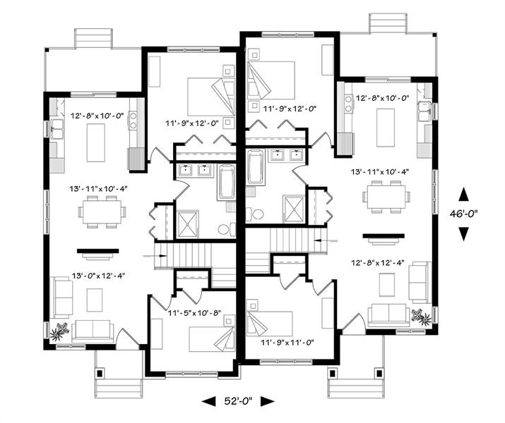 1st Floor Plan image of Furgeson House Plan
