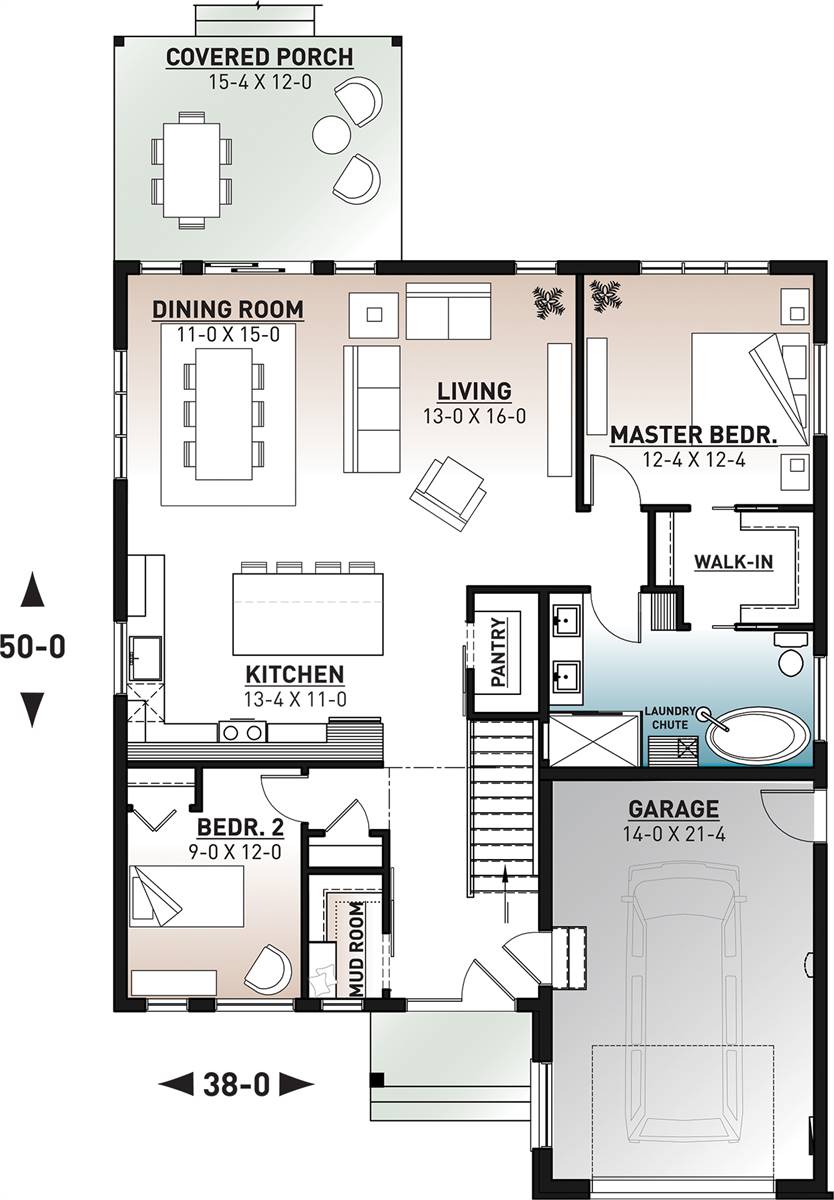 Main Floor image of Urban Valley III House Plan