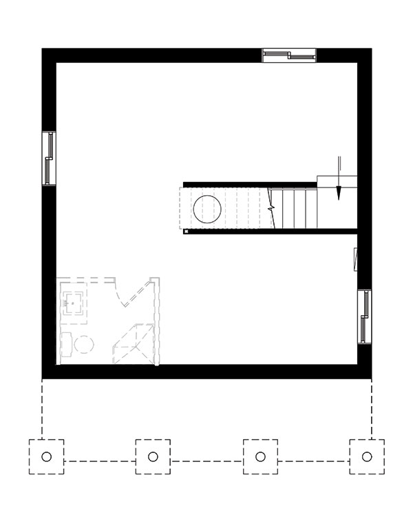 Basement image of Great Escape 2 House Plan