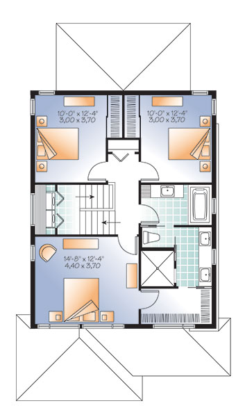 Second level image of Winslet House Plan