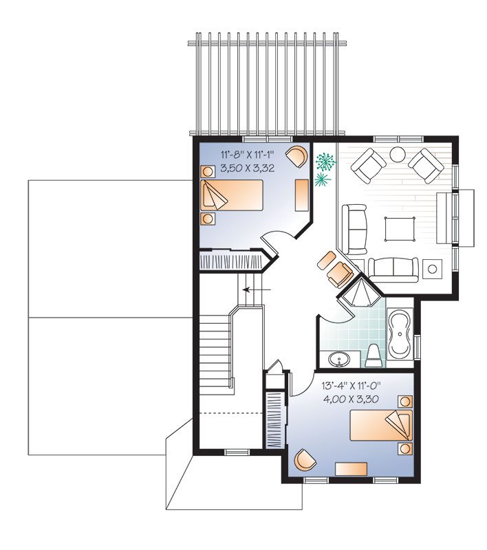 Second level image of Tommy House Plan