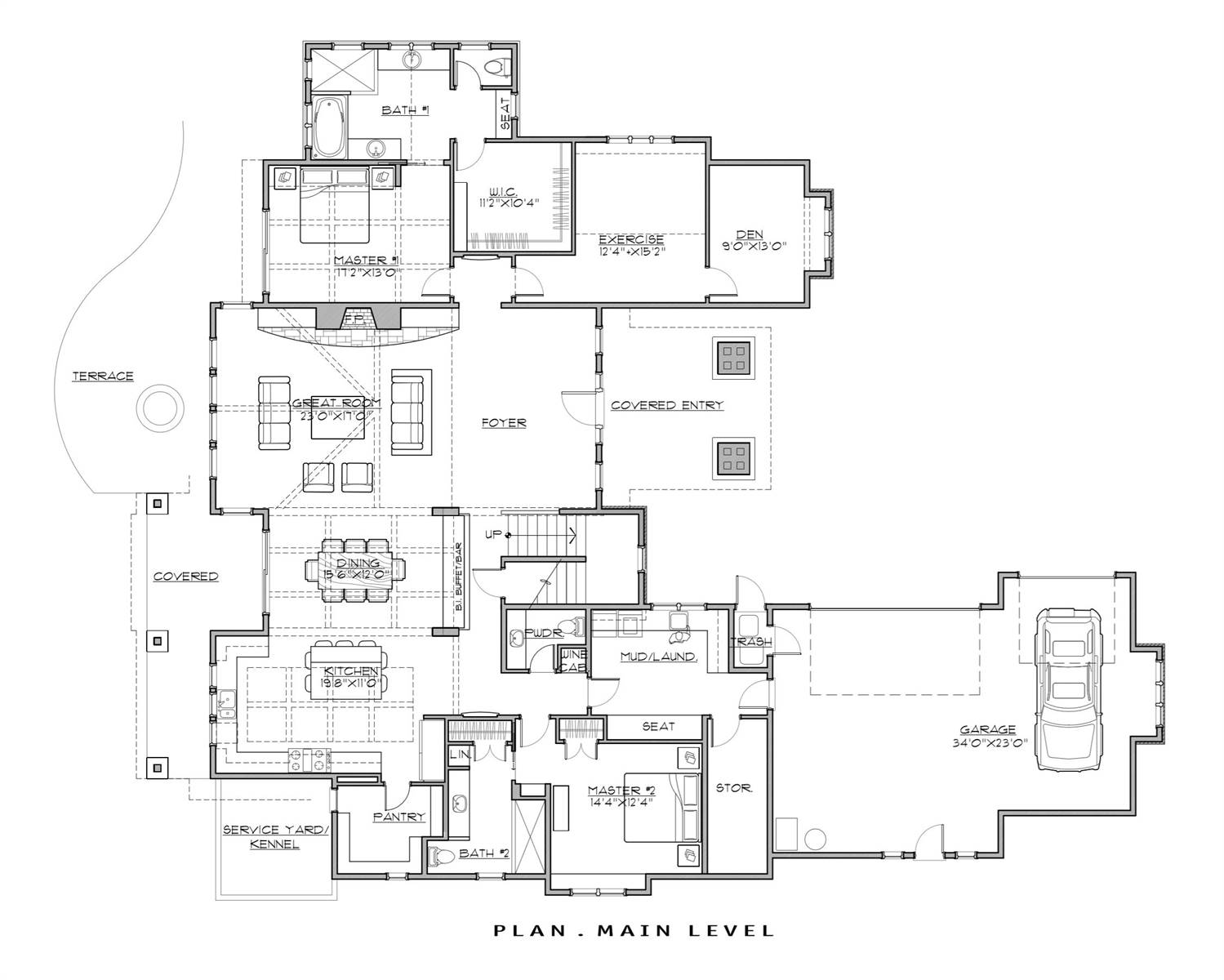 1st Floor Plan image of CS56 House Plan