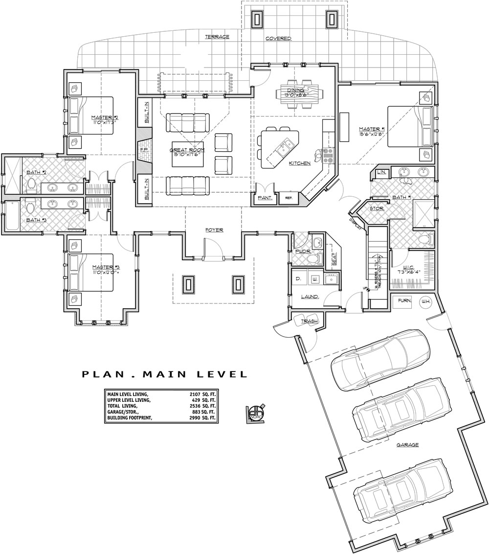 1st Floor Plan image of Plan 9632