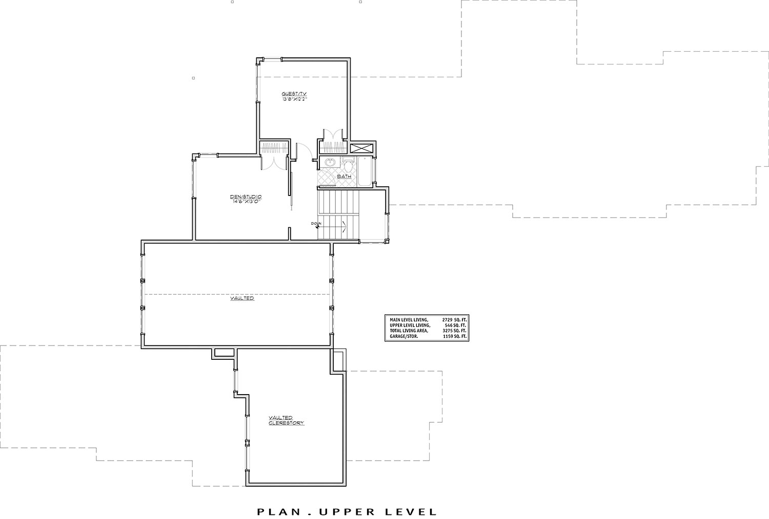 2nd Floor Plan image of Hazelwood House Plan