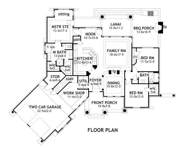 First Floor Plan image of Vita Encantata House Plan