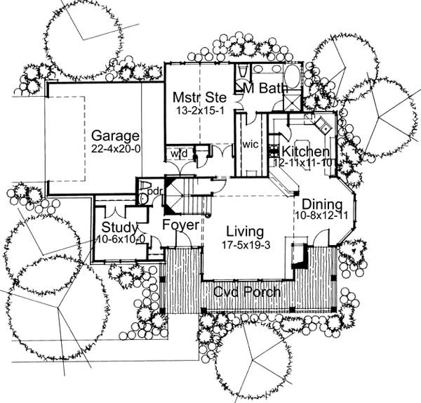 First Floor Plan image of The Victoria House Plan