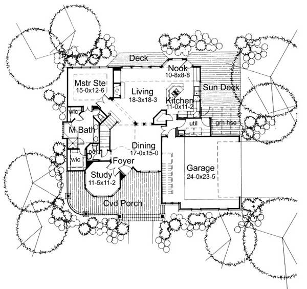 First Floor Plan image of The Rockdale House Plan