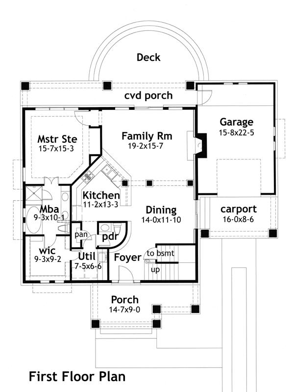 First Floor Plan image of Aliste Verde House Plan