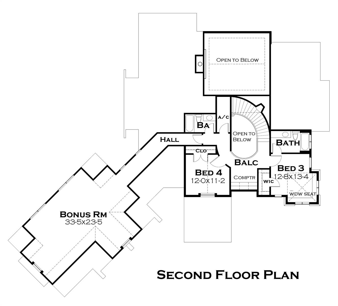Alternate 2nd Floor image of Chambre de Benissez House Plan