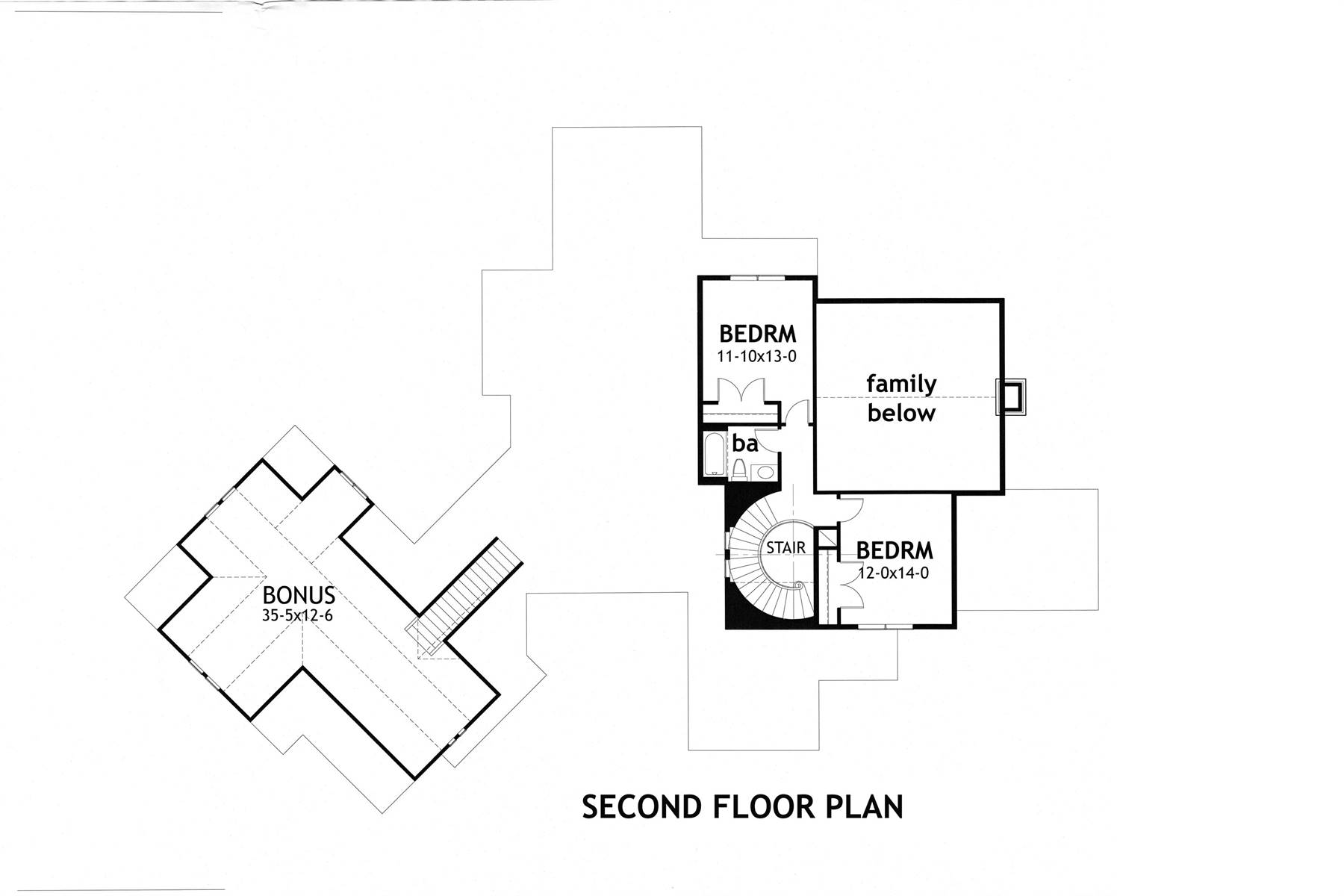 2nd Floor image of Crystal Falls House Plan