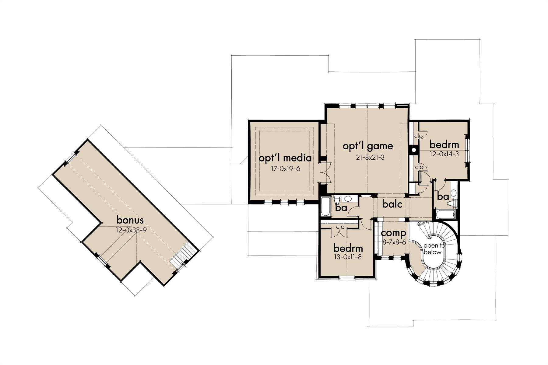 2nd Floor image of L'Bella Liza House Plan