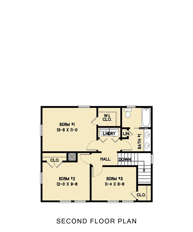 2nd Floor image of Norfolk House Plan