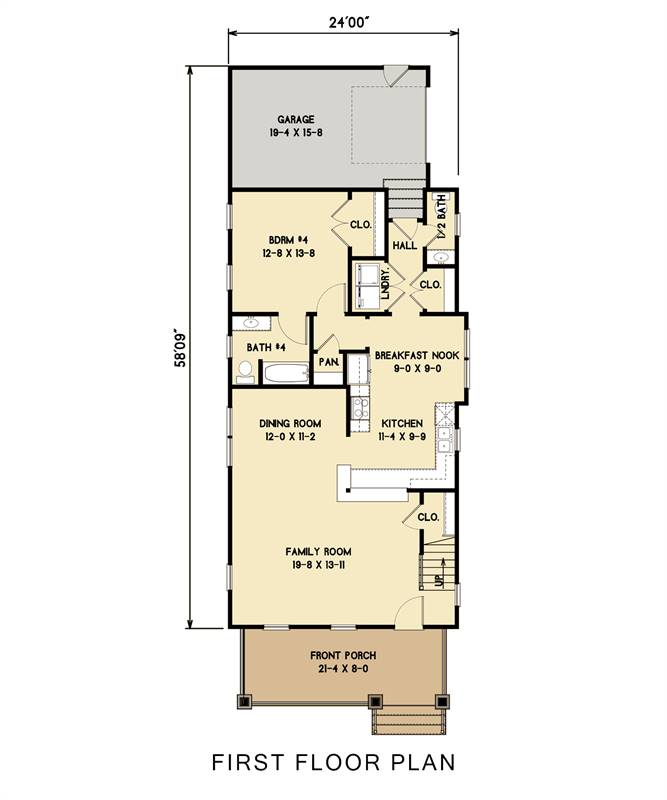 1st Floor image of Lemonade House Plan