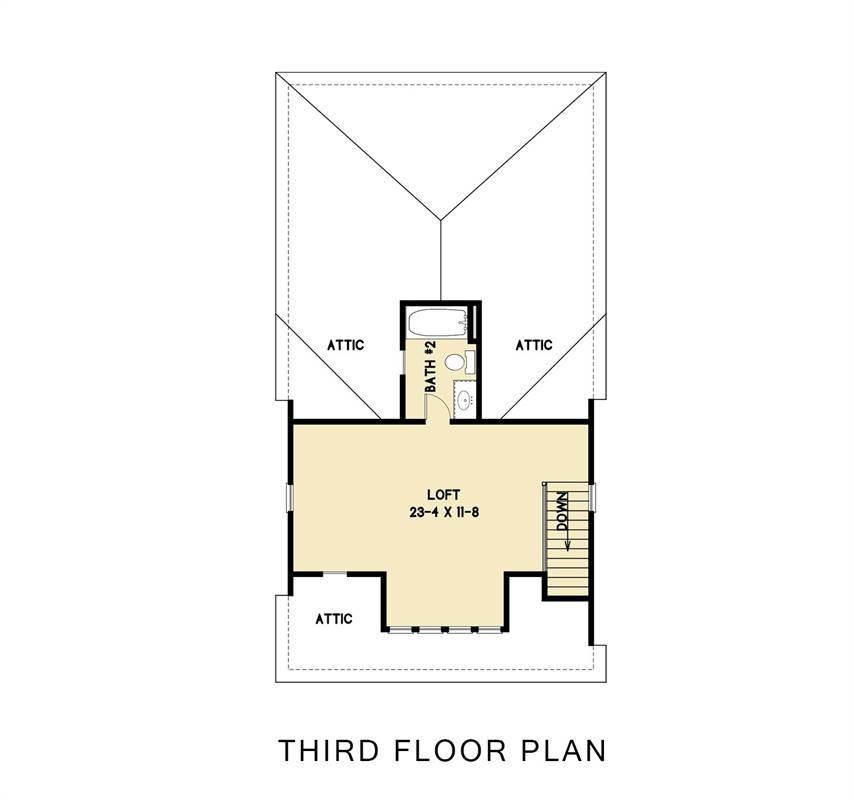 3rd Floor image of Lemonade House Plan