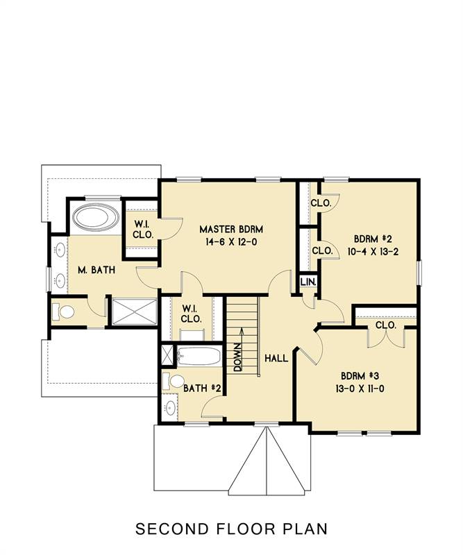 2nd Floor image of Carpenter III House Plan