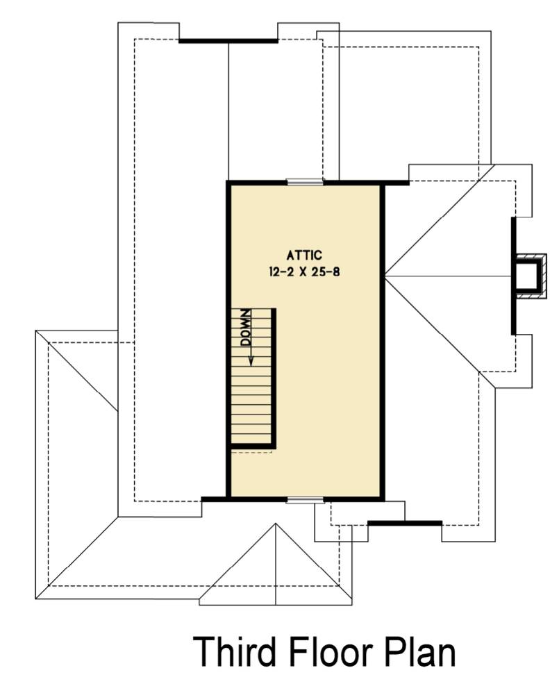 3rd Floor image of Cape May House Plan