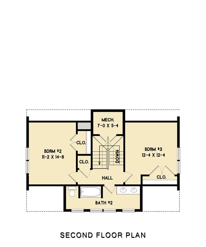 2nd Floor image of Enough House Plan