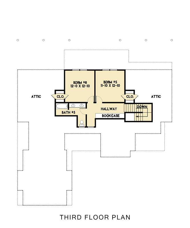 3rd Floor image of Tulsa House Plan