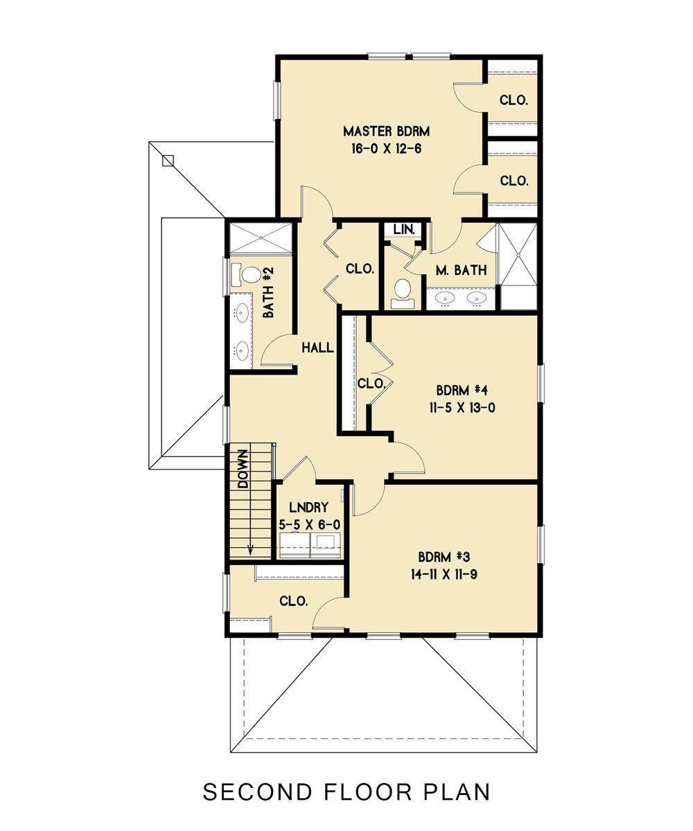 2nd Floor image of West Orange House Plan