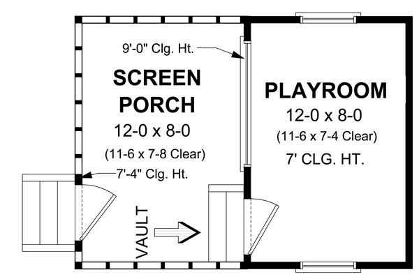 1st Level Floorplan image of Cinnamon Knoll House Plan