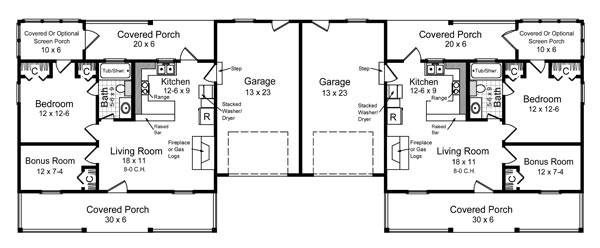 1st Level Floorplan image of The Timberway House Plan