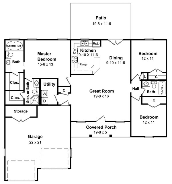 Floorplan image of The Gladiolus House Plan