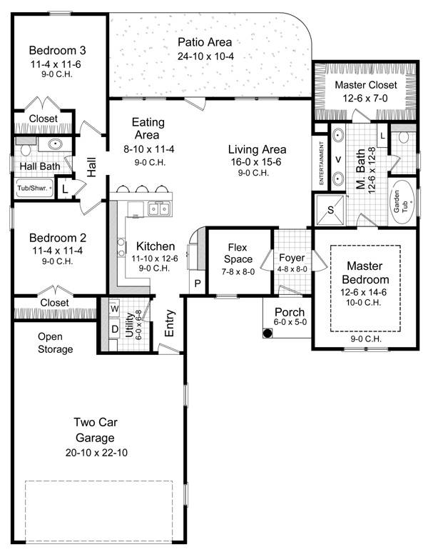 Floorplan image of The Rawl Springs House Plan