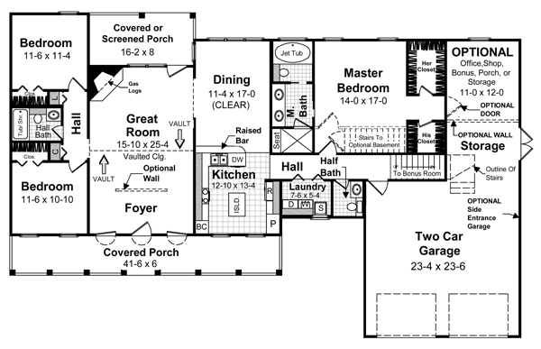 Floorplan image of The Madison House Plan