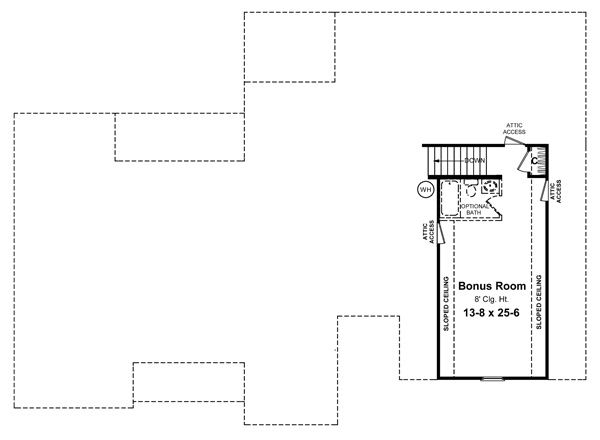 2nd Level Floorplan image of The Cherry Creek House Plan