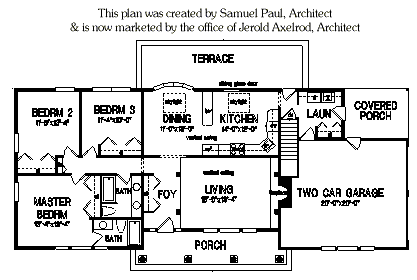 First Floor Plan image of FARRAH House Plan