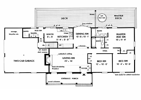 First Floor Plan image of CHARLENE House Plan