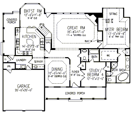 First Floor Plan image of CAMELLIA III House Plan