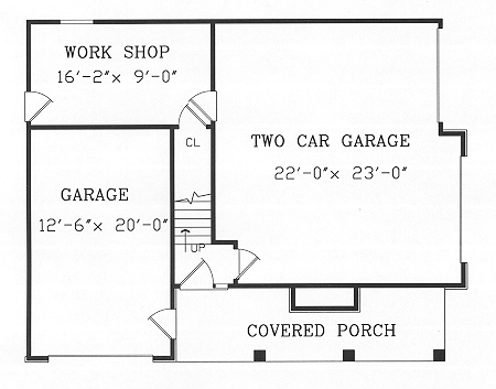 First Floor Plan image of HIGHPOINT House Plan
