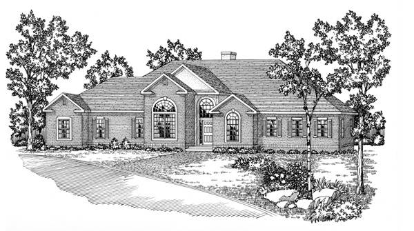 Front View image of CHAPMAN House Plan