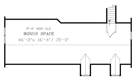 Bonus Second Floor Plan image of RICHMOND House Plan