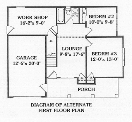 Optional Floor Plan image of HIGHPOINT House Plan