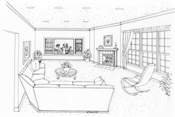 Great Room image of PETERSBURG House Plan