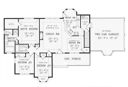 First Floor Plan image of FLORESTON House Plan