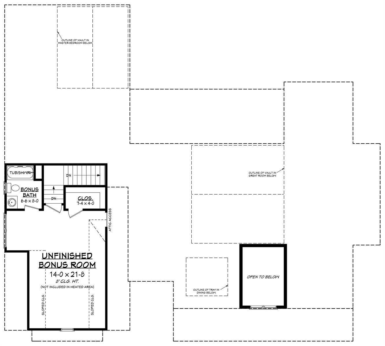 Bonus Floorplan image of Walden House Plan