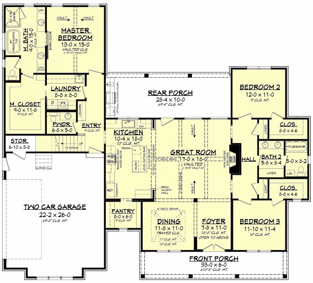 First Floorplan image of Walden House Plan