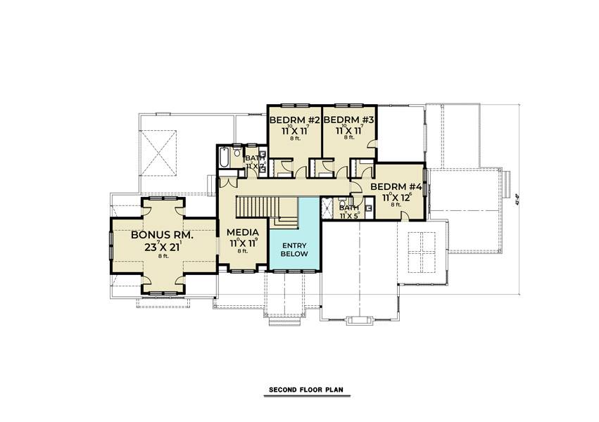 2nd Floor image of Peakside House Plan
