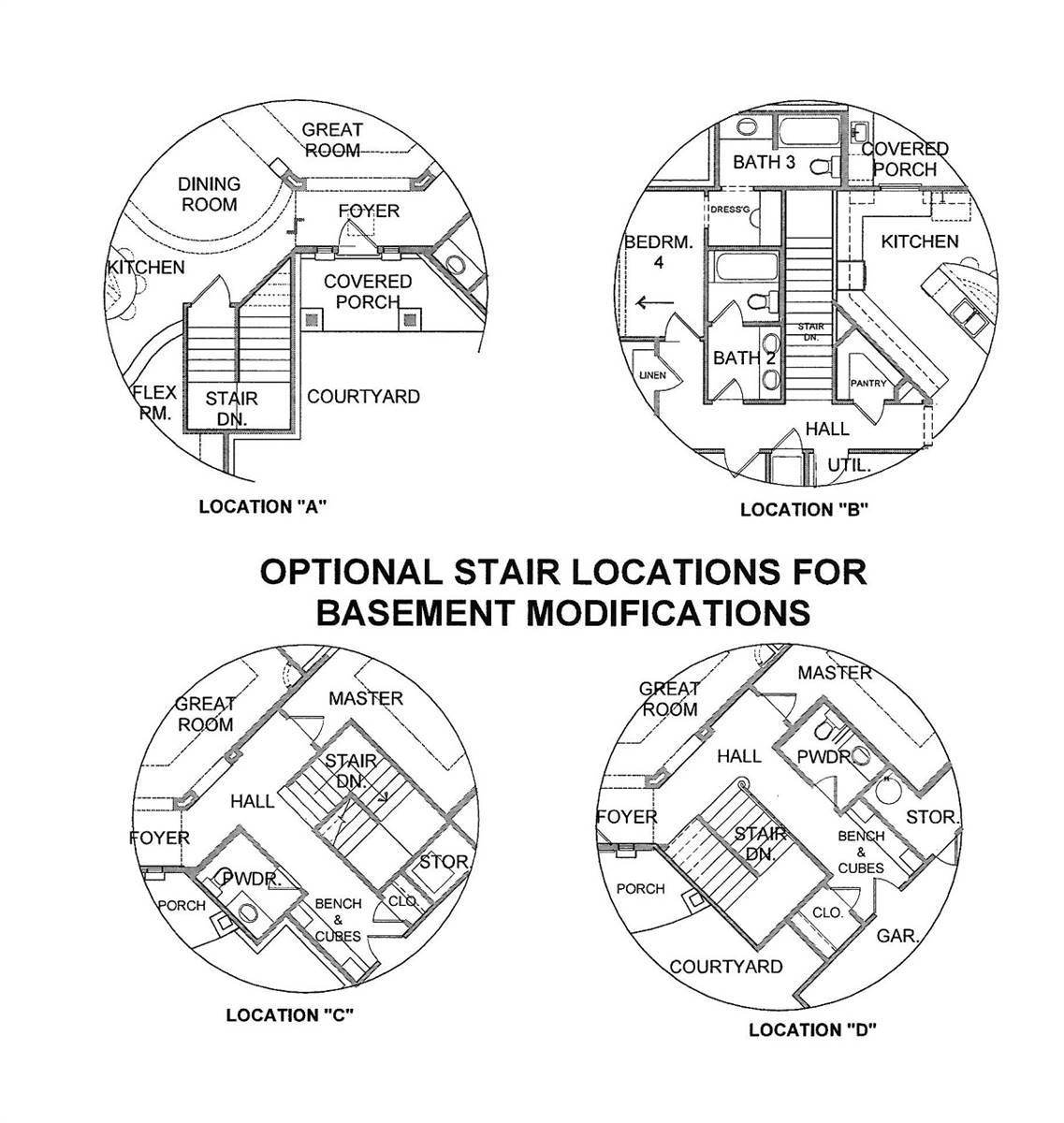 Staircase Options image of THE SCOTTSDALE - R House Plan