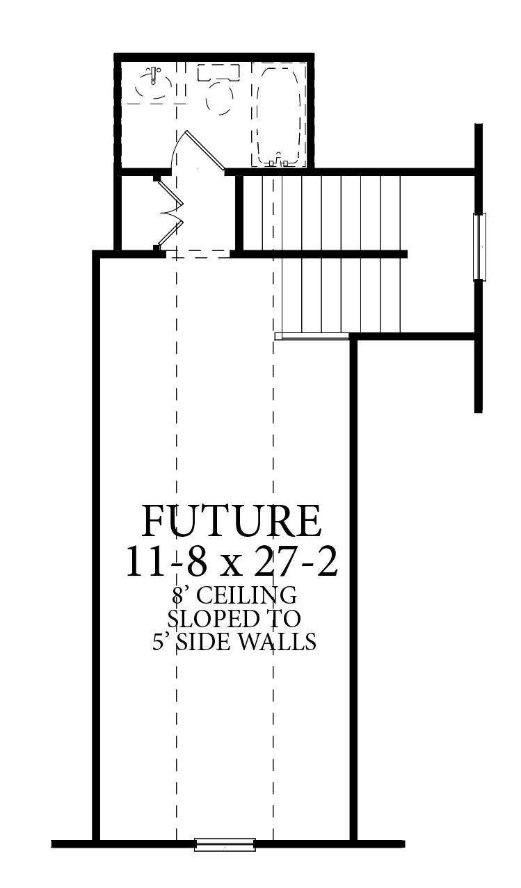 Future Upstairs image of Treehill House Plan
