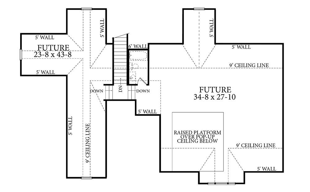 Optional or Future Floor Plan image of Magnolia House Plan