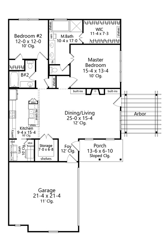 Floor Plan image of JoAnna House Plan
