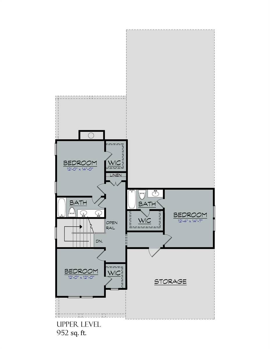 2nd Floor image of Butler Creek House Plan