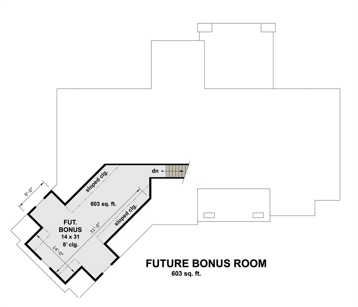 2nd Floor image of Irene House Plan